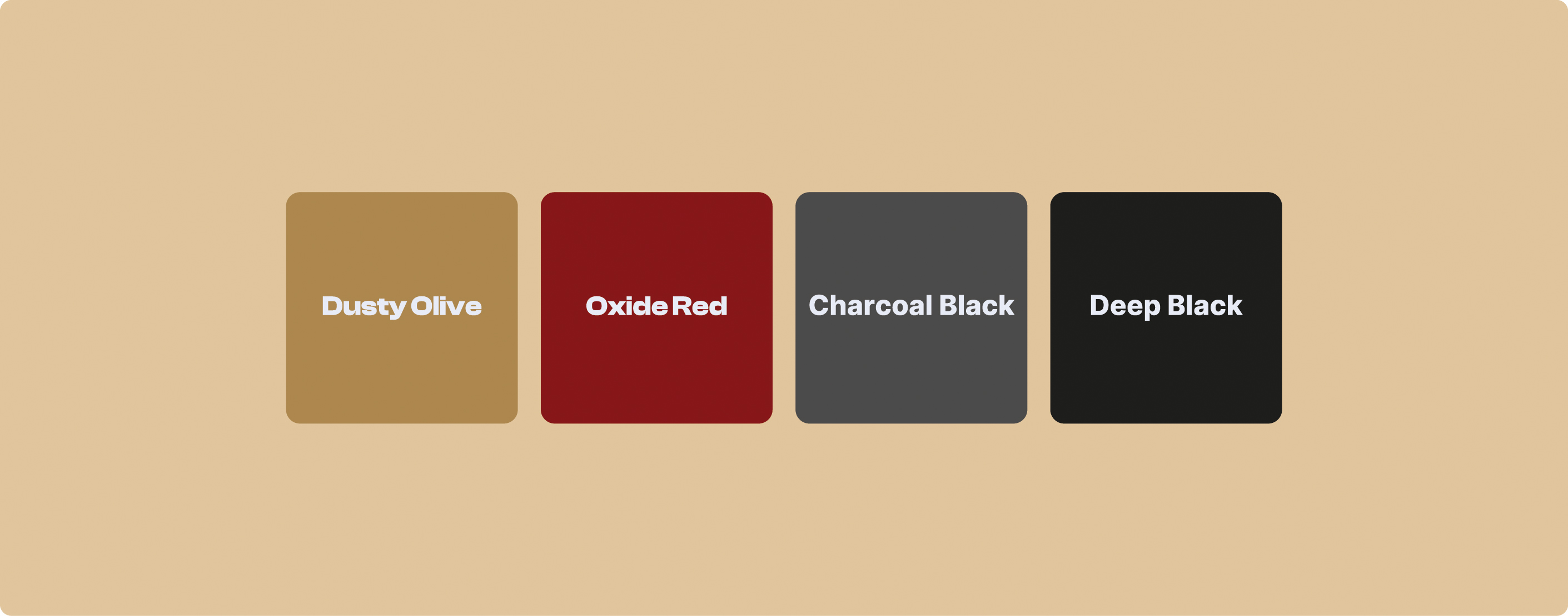Červený mlýn color pallete