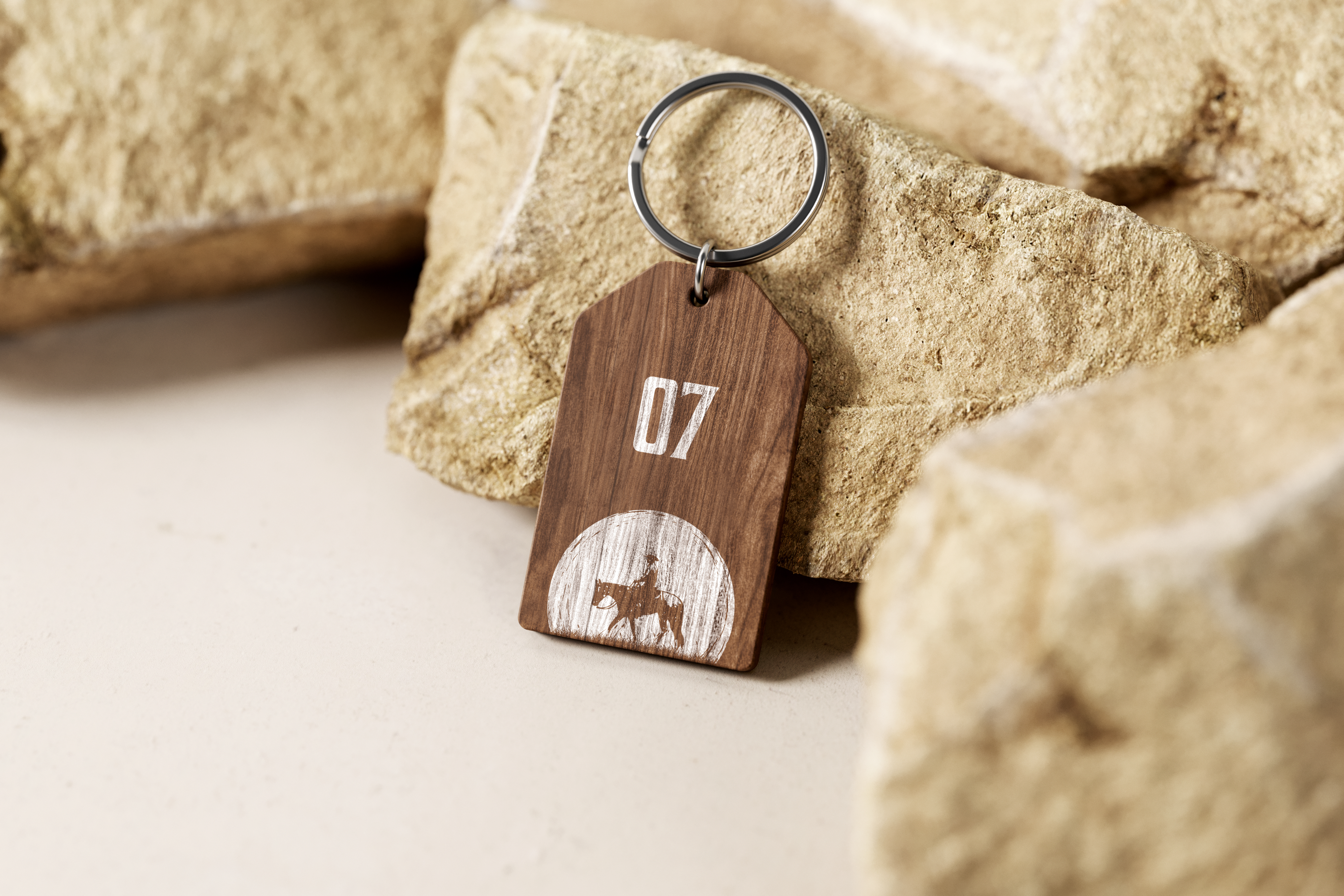 Červený mlýn keychain