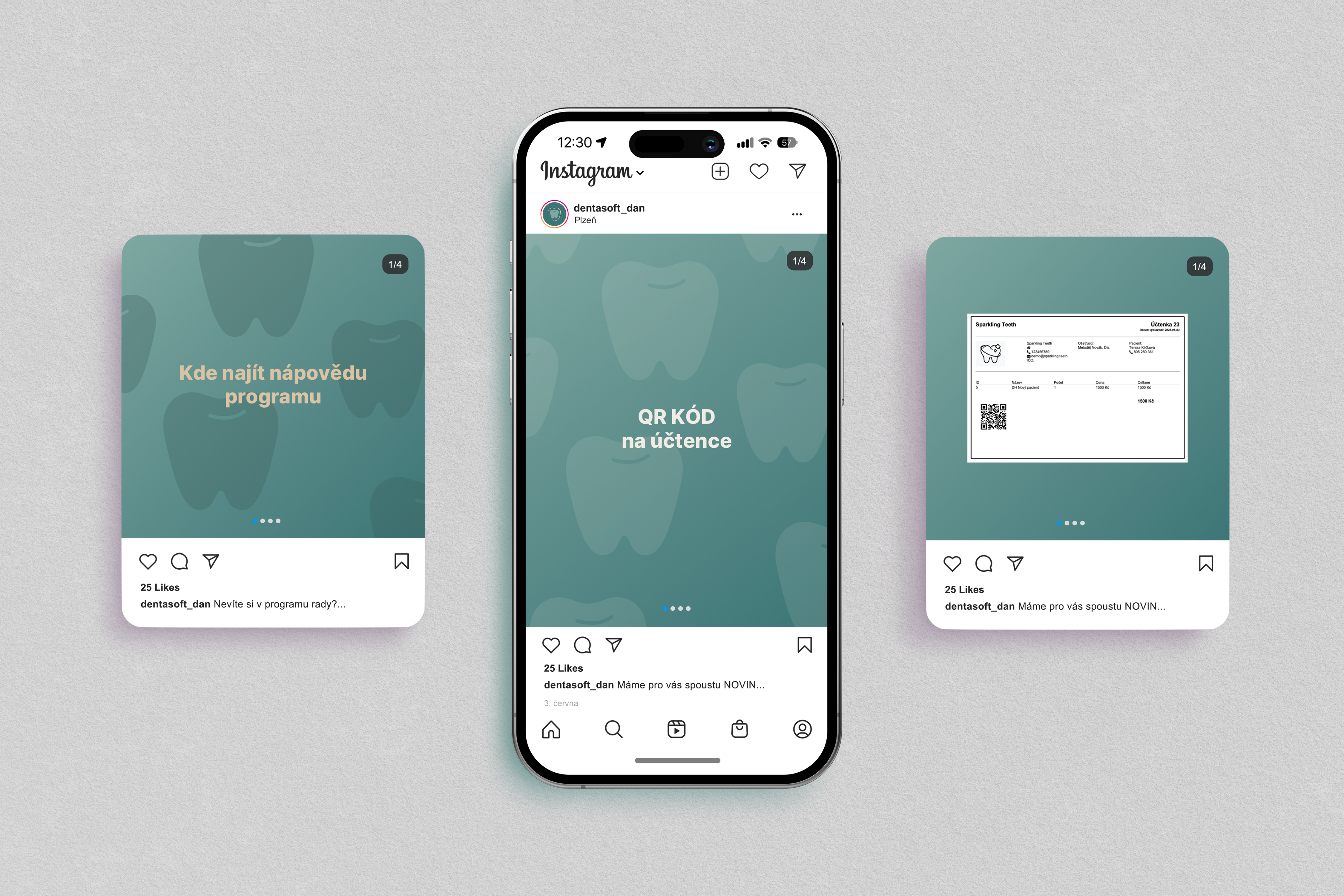 Dentasoft Instagram grid