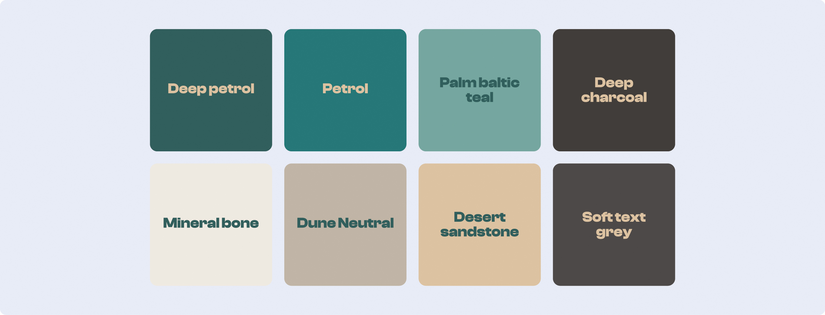 Dentasoft color palette