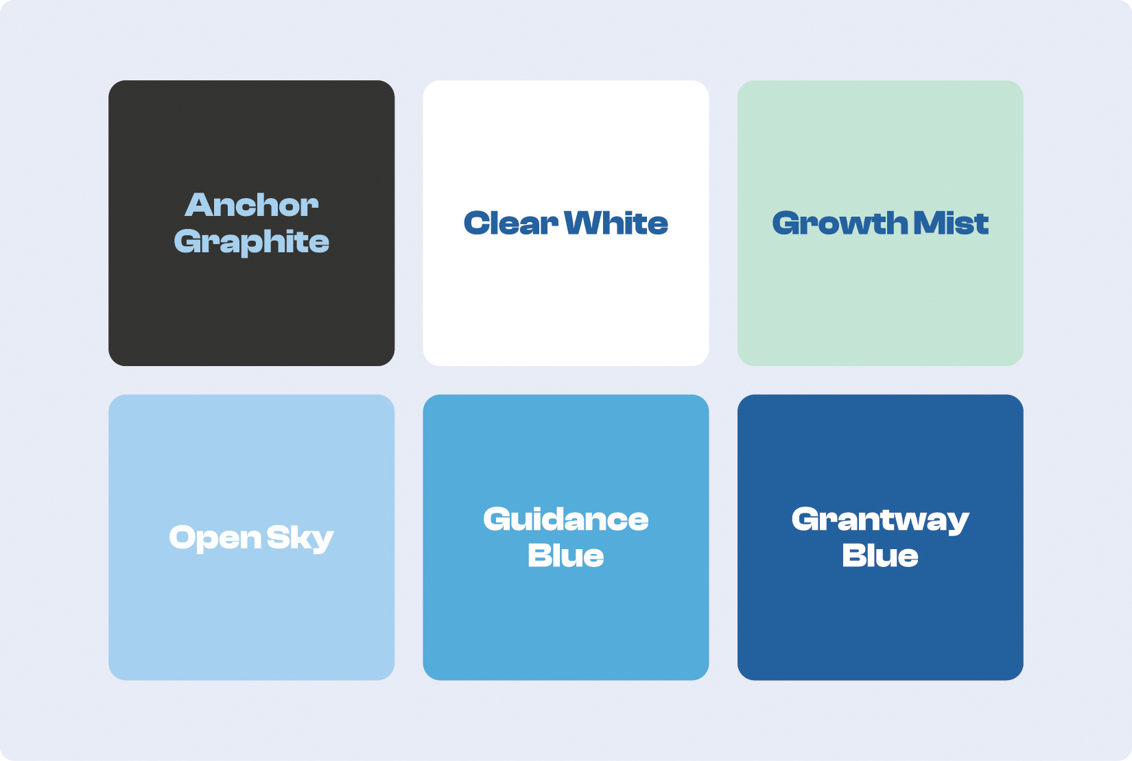 Grant Way color pallete